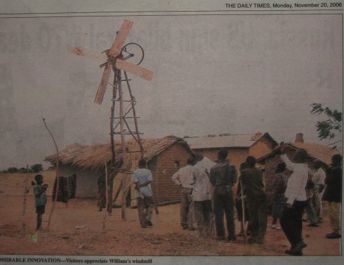 Homemade Windmill Malawi