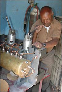 Making Coffee Machines from Old Mortar Shells