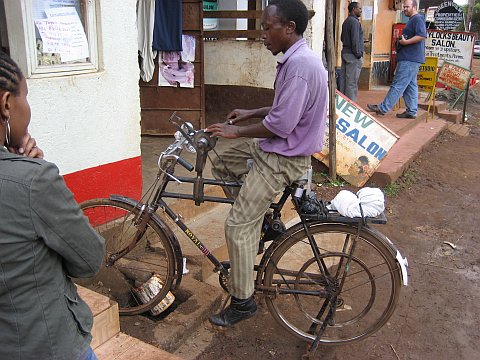 The knife-sharpening bicycle