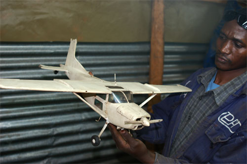 Phillips model airplane in kenya