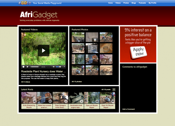 AfriGadget Videos now on Zoopy AfriGadget videos can now be found on Zoopy.com
