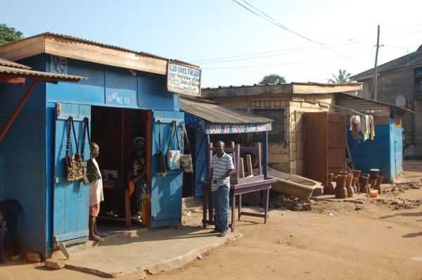 Tailor shop in Accra Ghana