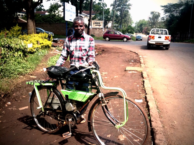 Motorized Bicycles in Nairobi AfriGadget